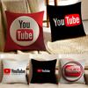 Популярная видеоплатформа YYouTube Наволочка для подушки Антипылевой клещ Декор дивана в гостиной Подушка Комната