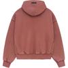 Fear of God Essentials Тяжелый Флис Винтажная Укороченная Толстовка С Капюшоном С Принтом Буквы На Груди С Длинным Рукавом Мужская Бордовый 192BT246216F