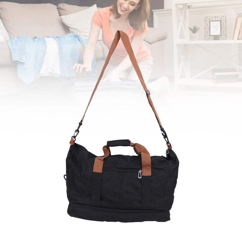 Travel Duffle Bag Oxford Cloth Waterproof Weekender Bag Dry and Wet Separation Sports Gym Bag with Shoulder Strap for Men Women