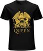 Xhaxhi Мужская футболка Queen Band Мужская футболка с коротким рукавом Круглый вырез Хлопок Легкая Свободный крой