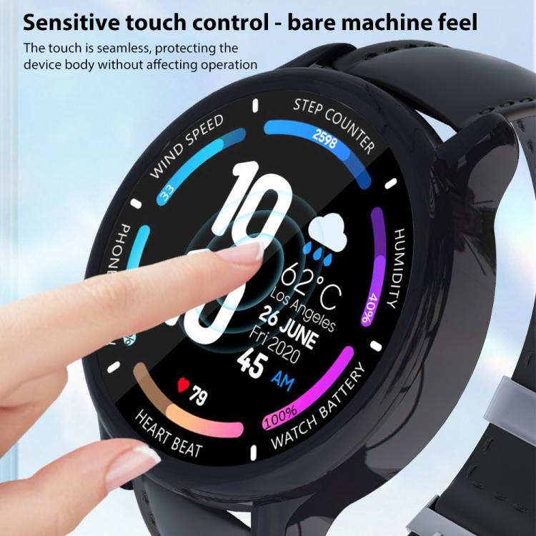 Tempered‑Film‑Integrated Electroplated Soft‑TPU Full‑Edge Shock‑Resistant Watch Protective Shell For Garmin Vivoactive 6 Smart Watch