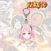 Anime Naruto Acrylic Keychain Accessaries Uzumaki Naruto Cartoon Keyring