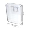Transparent Wall Storage Box Wall-Mounted No Punch Bedside Racks Home Key Cosmetic Hanging Wall Mounted Organizer Storage Box