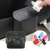 Hanging Car Trash Can Vehicle Garbage Dust Case Storage Box Square Pressing Trash Bin Auto Interior Accessories for Car
