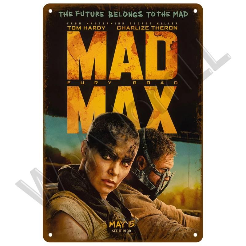 Vintage Films Poster Retro Tin Sign Aesthetic Living Room Cinema Metal Sign Industrial Deco Home Metal Wall Decor Decoration