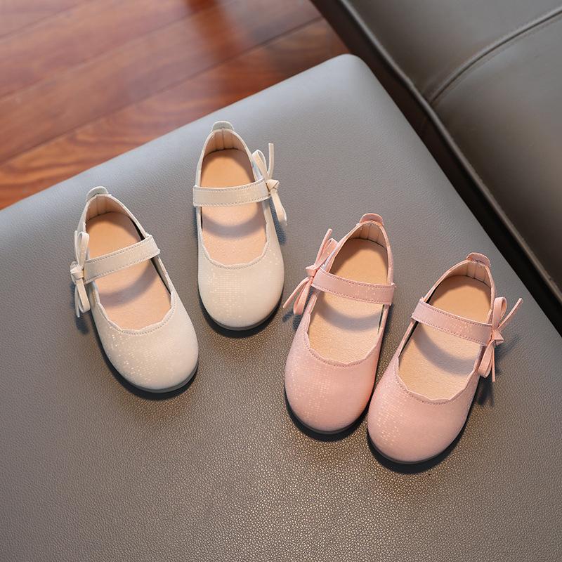 Милые туфли Мэри Джейн для девочек, однотонные, 2024, новые мягкие детские туфли, универсальные нескользящие детские мокасины для вечеринок, свадебных шоу
