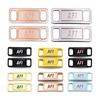 NO.8 2Pcs Metal Shoelaces Buckle AF1 Shoe Decoration Suitable for All Shoes Sneakers Shoes Accessories Flat Shoelace Buckle