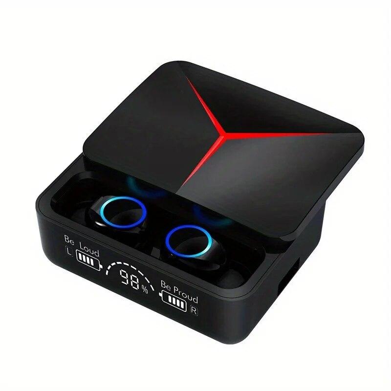 TWS Беспроводная Bluetooth-гарнитура Игровые наушники Bluetooth 5,3 Спортивные наушники Музыкальные наушники с микрофоном Зарядное устройство