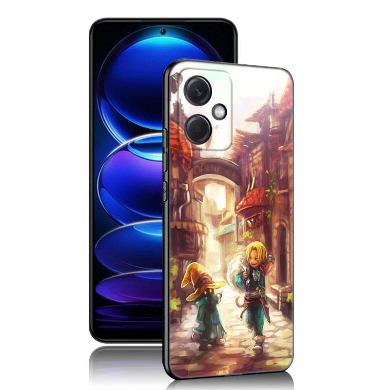 Game Final Fantasy Black Silicone Phone Case For Xiaomi Redmi Note 10 11 11S 12 13 4G 8 9 11T Pro 5G Plus 8T 9S 10S 12S