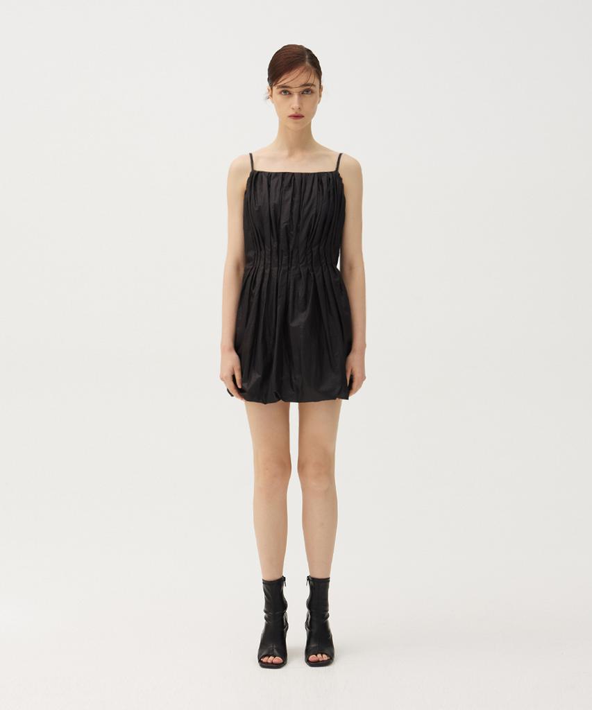 Meuameu Balloon Banding Mini Dress