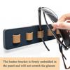 Wood Sunglasses Organizer Self-adhesive Glasses Hanger Eyeglass Storage Shelf  Bathroom