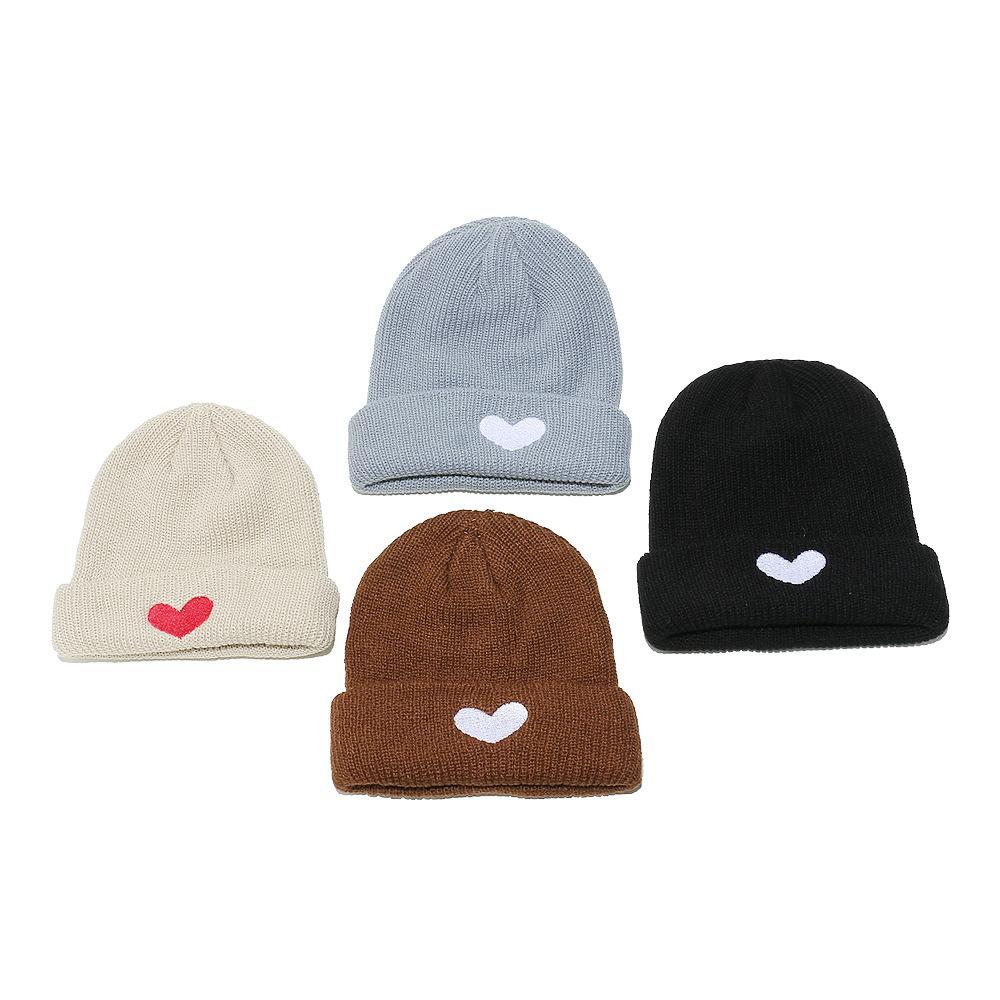 Осенне-зимние шапки для женщин, корейская версия универсальной шерстяной шапки-пуловера, зимний теплый и ветрозащитный головной убор, вязаные шапки для мужчин