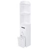 Multifunction 5‑Layer Vertical Storage Rack Shelf Cabinet Organizer for Bathroom Kitchen