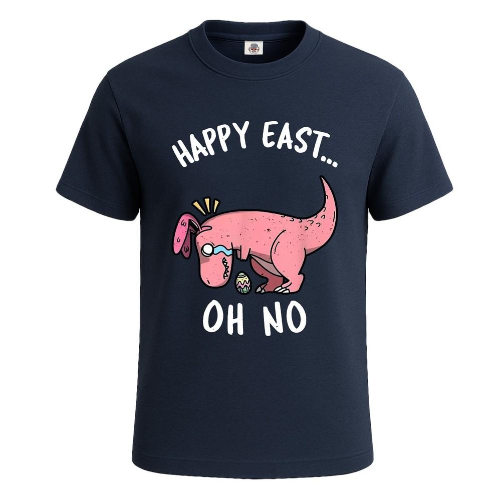 Funny easter dinosaur design happy easter tshirt for mens novelty gift tee top