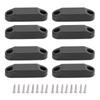 4 Pairs Magnetic Baggage Door Catch RV Compartment Storage Latch Holder Replacement for Campers