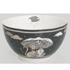 [R6564] - Gray 'Cats' Porcelain Bowl - 13x7 Cm (48 Cl)