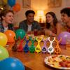 5pcs 3D Printed Beer Bottle Cap Markers PLA Plastic Cartoon Drinks Identifier Caps For Family Gathering Bar