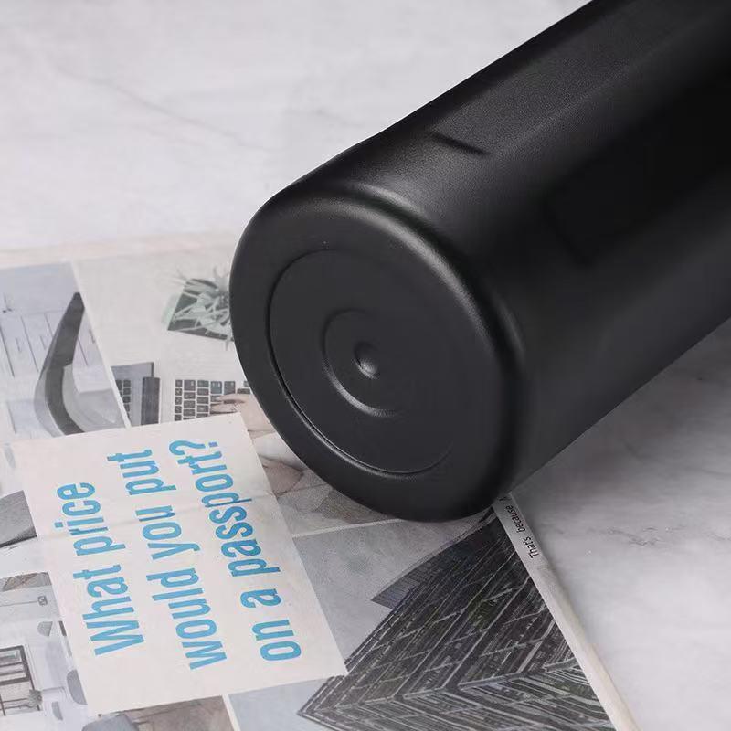 Large Capacity Stainless Steel Insulated Sports Bottle with Handle - Customizable for Outdoor Fitness
