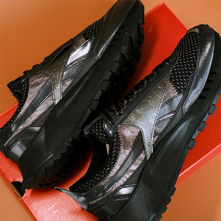 Reebok Cl Legacy W+ Модные лазерные спортивные Удобные Универсальные Туфли для повседневного трейлраннинга в стиле Миллениум с низким верхом Унисекс кроссовки 25SRC905U1GH0