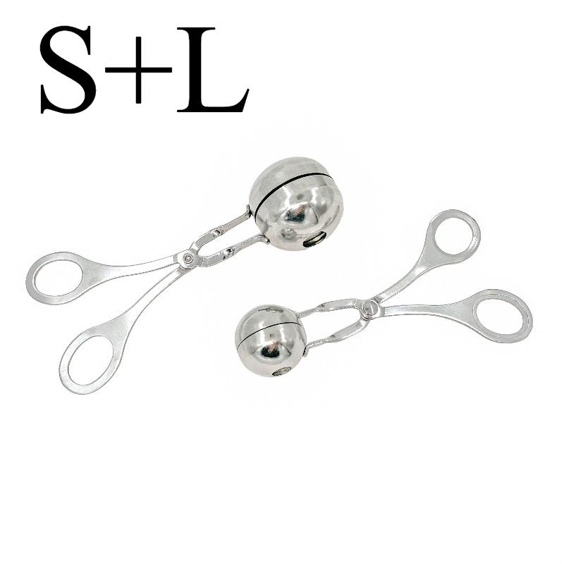Антипригарный аппарат для фрикаделек, Совок для фрикаделек из нержавеющей стали с длинной ручкой - Идеально подходит для ресторанов, Кухонной утвари и Посуды