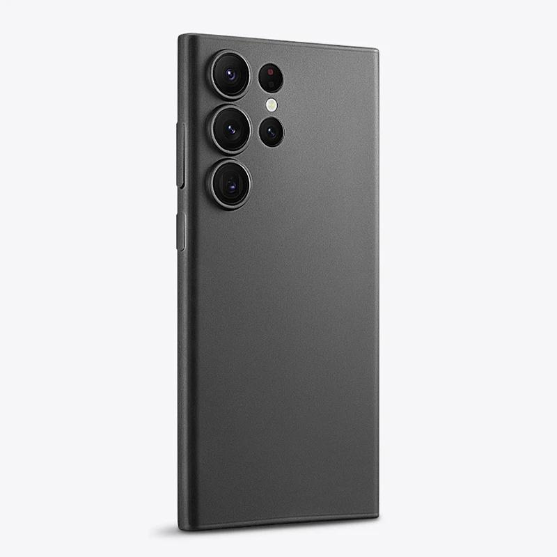 0,3 мм Ультратонкий Матовый Чехол Для Samsung Galaxy S24 Plus Ultra Прозрачный Жесткий Задний Чехол-Крышка Из ПП Для Samsung S 24 S24+ ПК