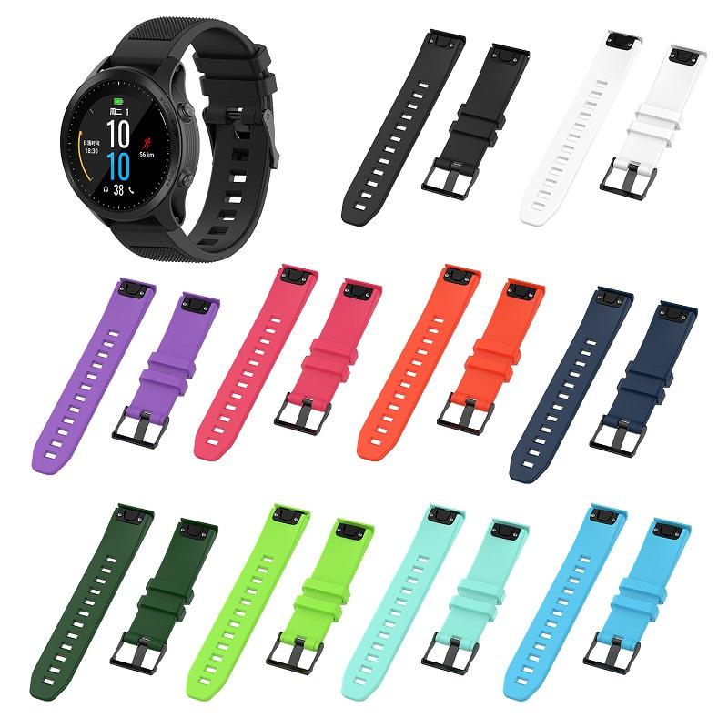 Silicone Watch Strap for Garmin Fenix 5/Fenix 5 Plus/Forerunner 935/Approach S60 with 2 Screwdrivers with 2 Screwdrivers