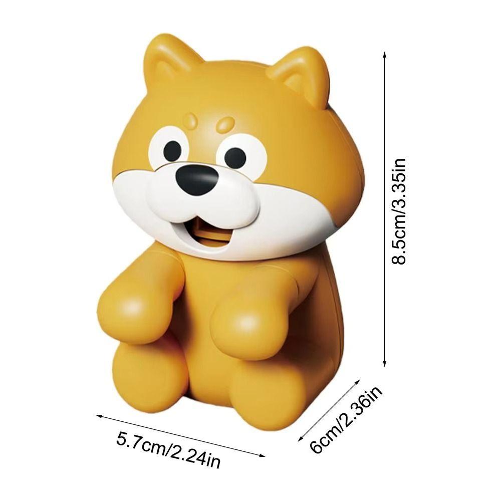 Cute Cartoon Design Portable Handheld Fan Dog Shape Design Hanging Cooling Tool  Travel Use
