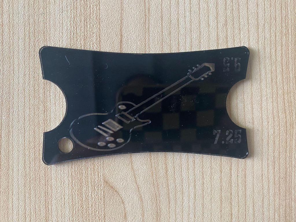 4-Piece Guitar & Bass Fretboard Measurement Tool Set