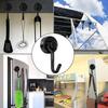 5/1 шт. вращающийся сильный магнитный крючок настенный сверхпрочный магнитный крючок для ключей вешалка для пальто домашний кухонный аксессуар для ванной комнаты