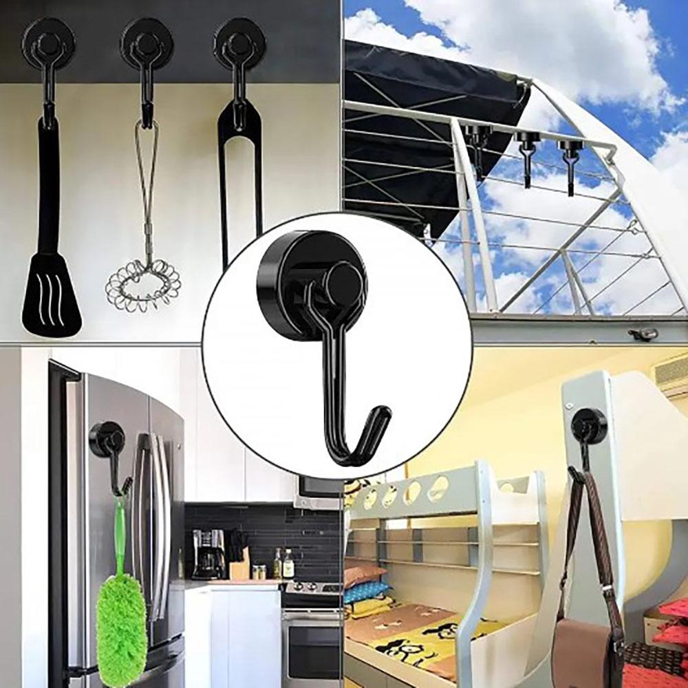 5/1 шт. вращающийся сильный магнитный крючок настенный сверхпрочный магнитный крючок для ключей вешалка для пальто домашний кухонный аксессуар для ванной комнаты
