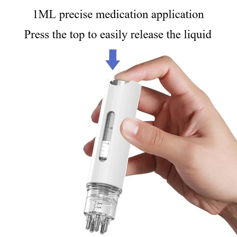 1pc Portable Scalp Applicator Liquid Comb Mini Massage Comb Essential Oil Liquid Guiding Massager Anti Hair Loss Scalp Care