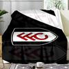 1PC Fulham F.C Printed Soft Flannel Blanket Throw for Adult Bedroom Living Room Sofa Camping Travel Fan gifts Christmas Gifts