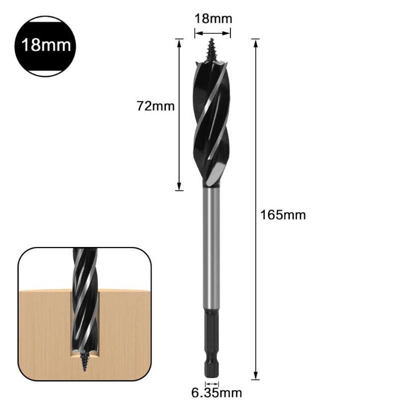 Twist Drill Bit Wood Fast Cut Auger Carpenter Joiner Tool Drill Bit For Wood Cut Suit for Woodworking