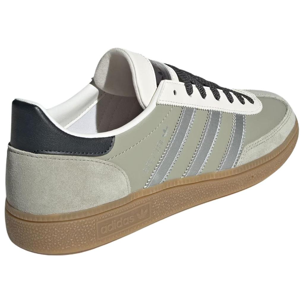Adidas Originals Handball Spezial Leather Versatile Comfortable Durable Low-Top Sneakers Unisex Sneakers Gray JR4498