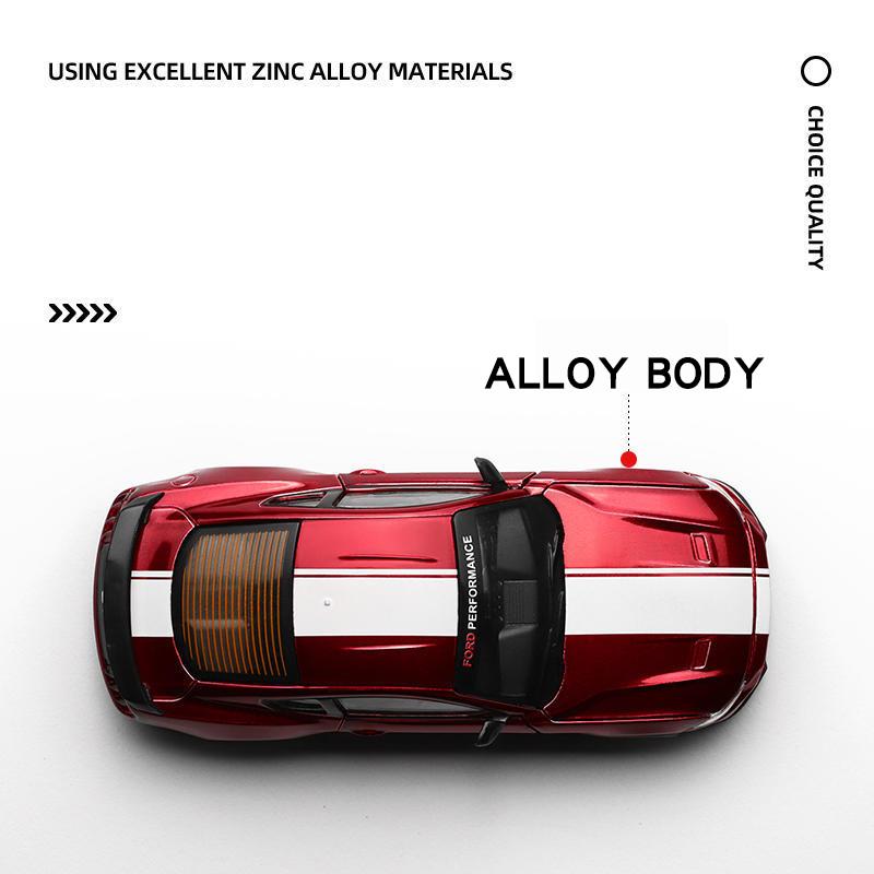1/42 Ford Mustang GT 2018 Серия Сборки и Модификации Сплавная Литая Модель Автомобиля Модные Миниатюры для Домашнего Декора День Рождения