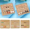 12 Pairs Mini Crystal Bead Ear Studs Colorful Earring Set Pearl Combination Stud Earrings  Women