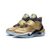 Li Ning Youth  Anti Slip Shock Absorbing Wear Resistant High Top Basketball Shoes Kids Sneakers Gold YKBS084-1