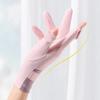 Mittens Sun Protection Gloves Anti-Sunburn Summer Sunscreen Gloves Sunscreen Ice Silk Gloves Women