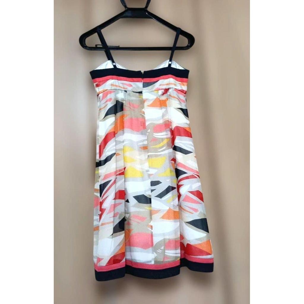 Б/у В отличном состоянии! BCBGMAXAZRIA Шелковое мини-платье-топ без рукавов