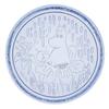 [Officially Imported] Moomin Arabia Glassware Collection Plate, Aqua Blue, 15.5cm, 1079513