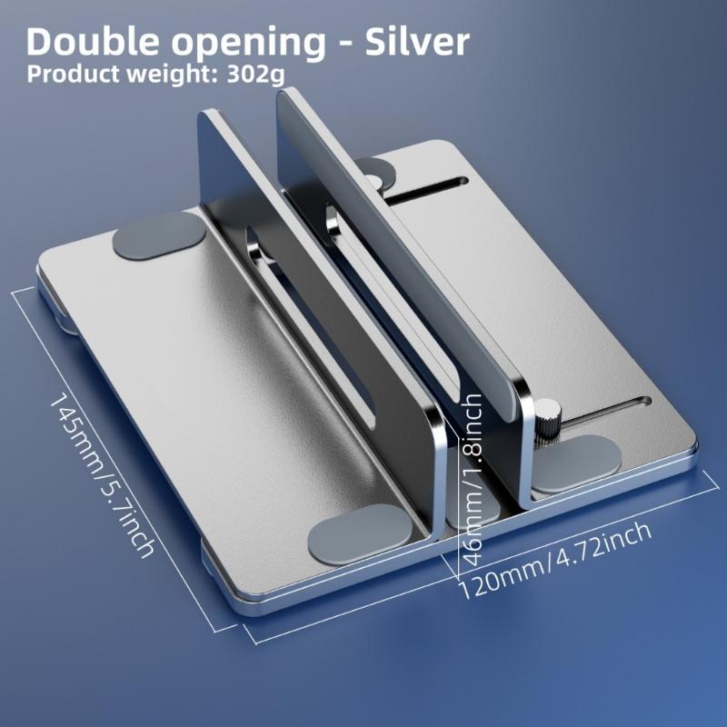 Подставка для ноутбука с вертикальным расположением и возможностью управления несколькими устройствами, регулируемая вертикальная подставка для ноутбука и планшета, надежное хранение для столов