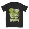 Мужские футболки BMTH Bring Me The Horizon Британская рок-группа Хлопковая одежда Летняя Y2K Футболка с коротким рукавом Футболка с круглым вырезом Большие размеры