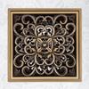 Square Bathroom Waste Drain Brass Ground Drainer Antique Strainer Cover Grate  Shower