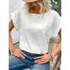 Women's Summer Back Button Elegant Casual Top