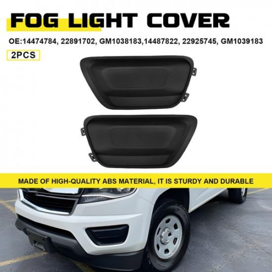 Fog Light Bezel Covers For 2015-20 Chevrolet Colorado Left Right Side GM1039183