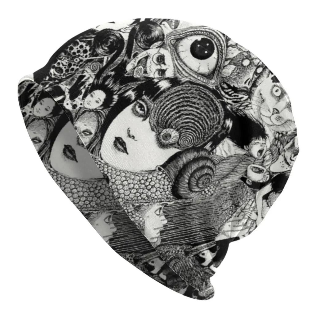 Цветочная шляпа Tomie Junji Ito, вязаная шапка, модная унисекс для взрослых, Япония, ужасы, манга, зимние теплые шапочки с черепами, шапка унисекс