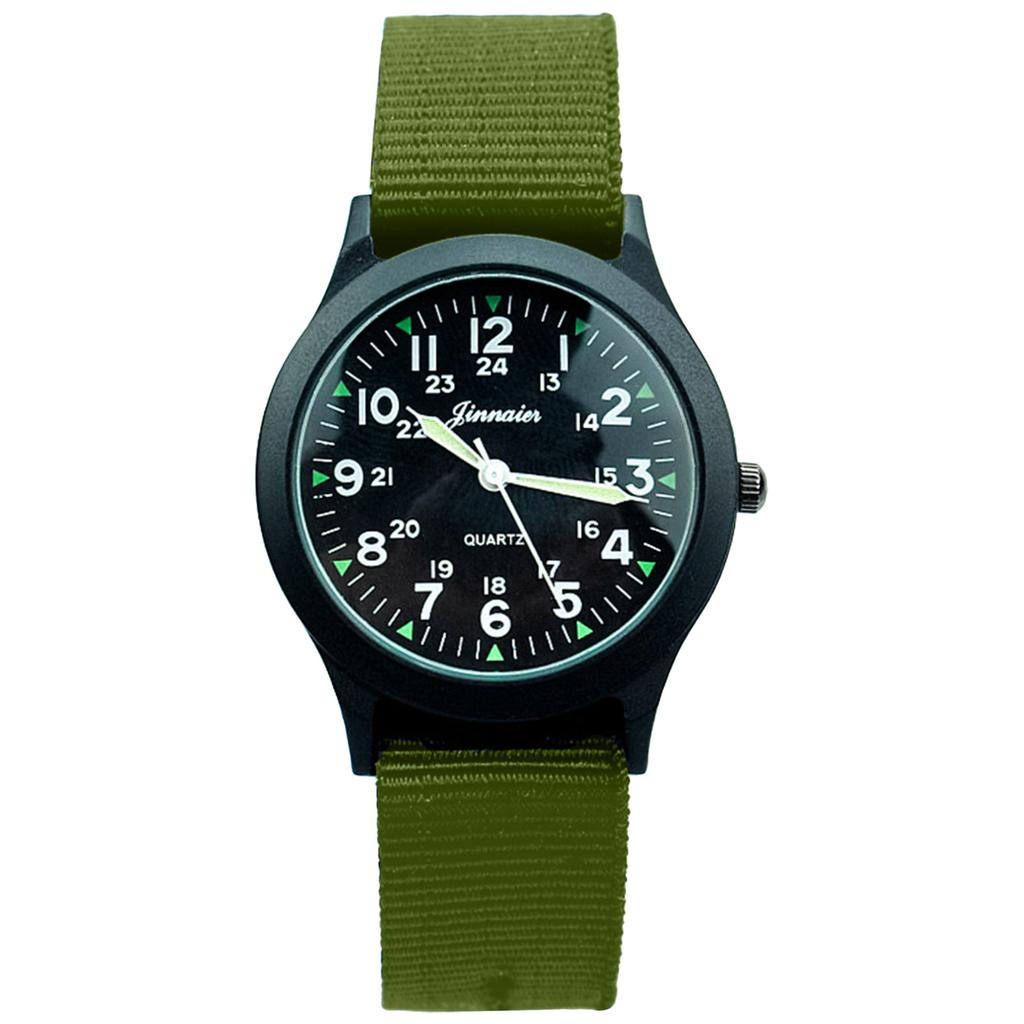 Glow In The Dark Canvas Watch Night Luminous Wristwatch For Men Women Unisex Vintage Style Casual Fashion Accessories