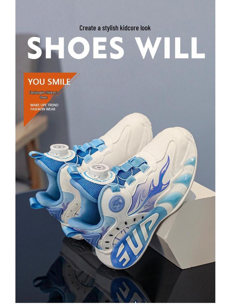 Дышащие кожаные кроссовки для девочек 2025 года для баскетбола и бега