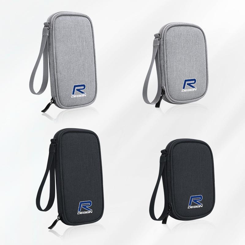 Car Data Cable Storage Bag Waterproof Organizer Box For Volvo C60 V40 C30 V70 V50 V90 XC40 XC90 SC60 190h XC S80 S90 R S60 V60 KT4