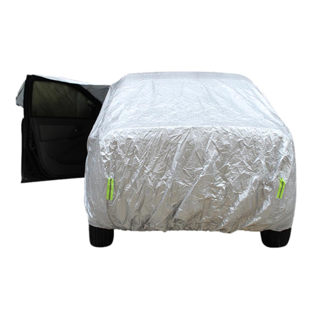 Full Car Cover Waterproof Windproof Snow DustProof Frost Outdoor UV Protection Car Cover Aluminum Film Car Body Car Snow Cover